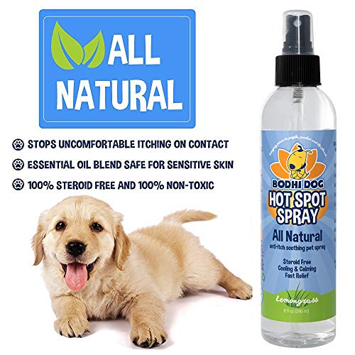 Natural Pet Hot Spot Spray | Soothing Plant Based Dog Treatment |...