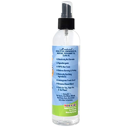 Natural Pet Hot Spot Spray | Soothing Plant Based Dog Treatment |...