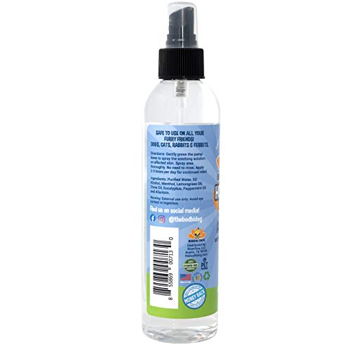 Natural Pet Hot Spot Spray | Soothing Plant Based Dog Treatment |...