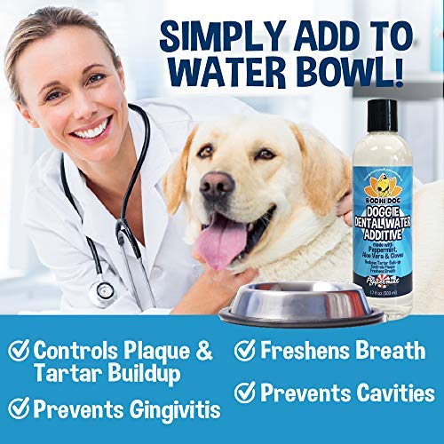 New Premium Dog Breath Freshener Water Additive for Dental Care |...
