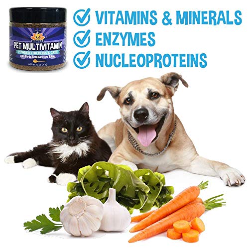 Pet Multivitamin Powder for Dogs and Cats | Minerals Vitamins Ant...