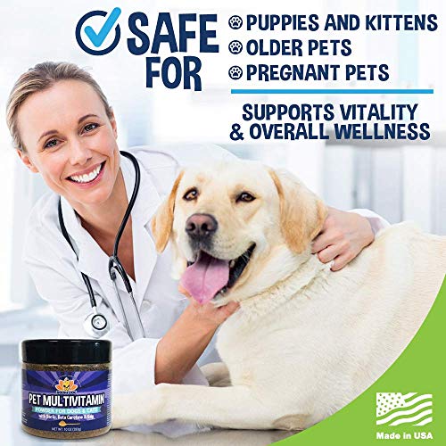 Pet Multivitamin Powder for Dogs and Cats | Minerals Vitamins Ant...