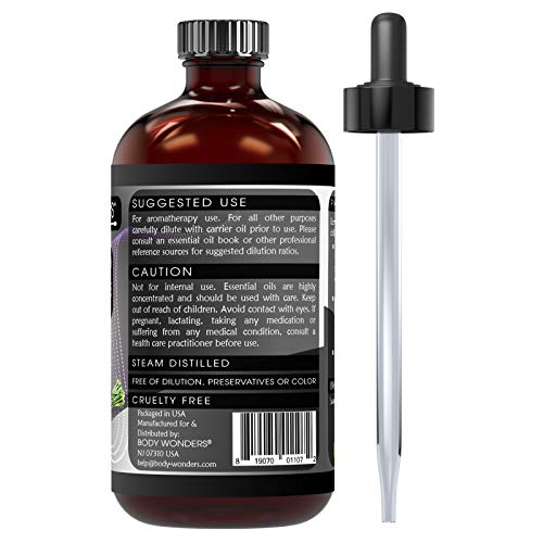 Body Wonders 100% Pure & Undiluted Lavender Therapeutic Grade Ess...
