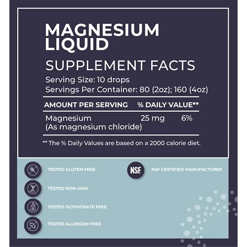 BodyBio - Liquid Magnesium for Muscle Cramps & Muscle Fatigue - H...
