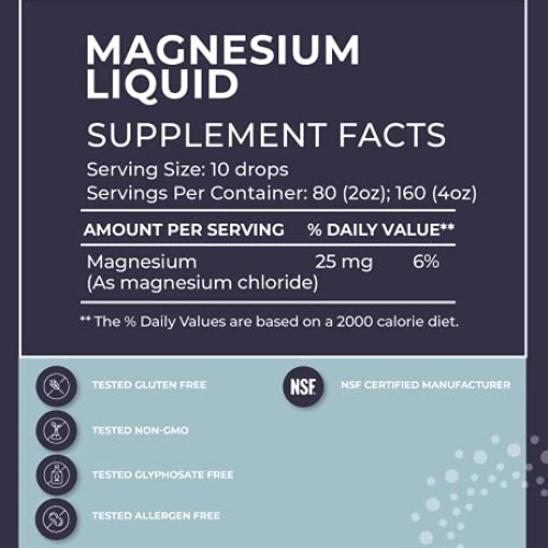 BodyBio - Liquid Magnesium for Muscle Cramps & Muscle Fatigue - H...