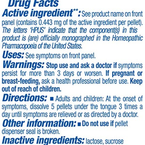 Boiron Arsenicum Album 200Ck Homeopathic Medicine for Food Poison...
