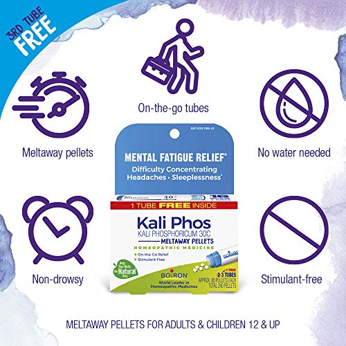 Boiron Kali Phosphoricum, Homeopathic Medicine for Headache Pack...