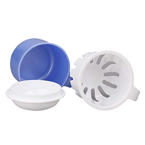 Denture Box Denture Cup with Strainer Portable Denture Bath Box C...