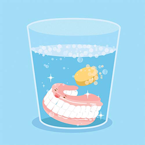 Denture Box Denture Cup with Strainer Portable Denture Bath Box C...