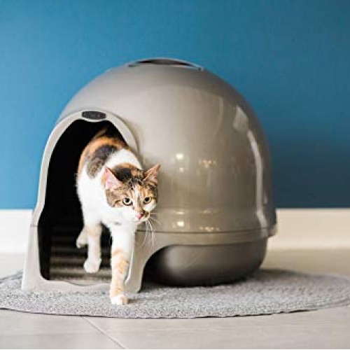 Petmate Booda Dome Clean Step Cat Litter Box 3 Colors, Pearl White