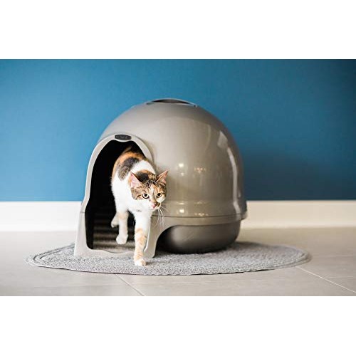 Petmate Booda Dome Clean Step Cat Litter Box 3 Colors, Pearl White
