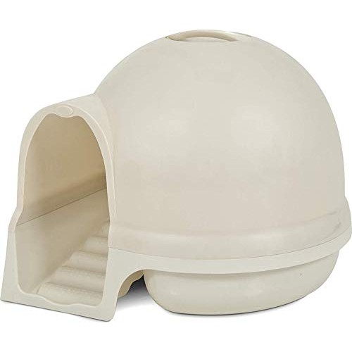 Petmate Booda Dome Clean Step Cat Litter Box 3 Colors, Pearl White