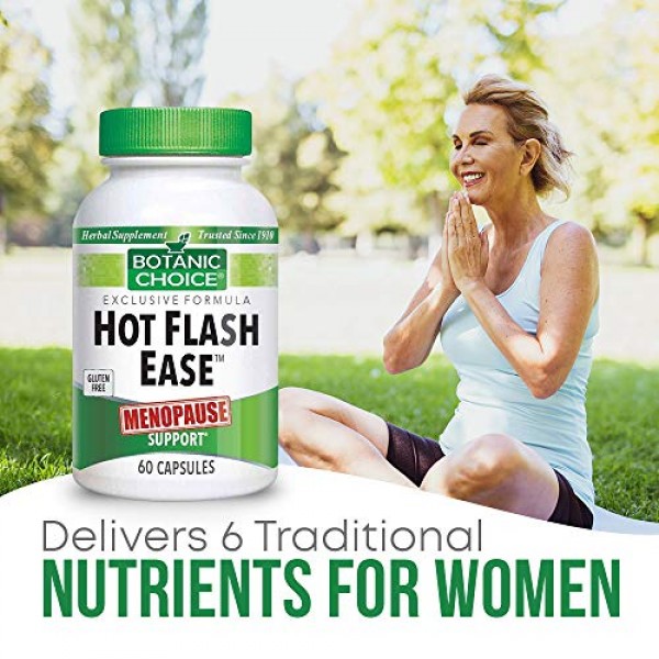 Botanic Choice Hot Flash Ease - Adult Women Daily Supplement - Me...