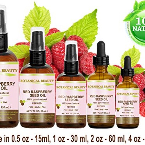 RED RASPBERRY SEED OIL. 100% Pure / Natural / Undiluted / Refined...