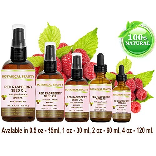 RED RASPBERRY SEED OIL. 100% Pure / Natural / Undiluted / Refined...