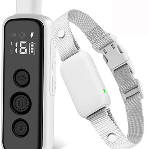 Bousnic Shock Collar for Dogs - Waterproof Rechargeable Dog Elect...