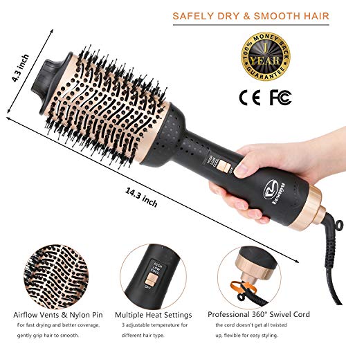 Hair Dryer Brush, Hot Air Brush, Hair Dryer and Styler Volumizer,...