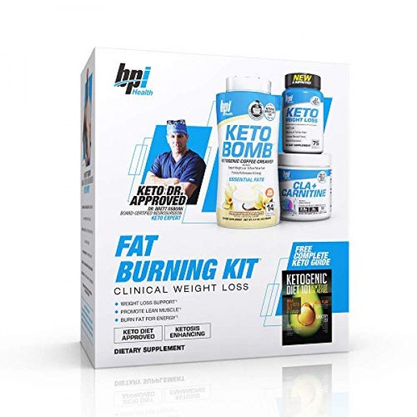 BPI Sports Fat Burning Kit Including Keto Bomb, Keto Weight Loss ...
