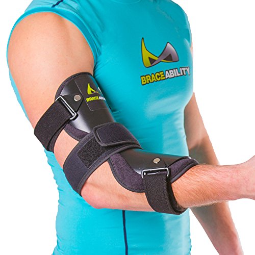 BraceAbility Cubital Tunnel Syndrome Elbow Brace | Splint to Trea...