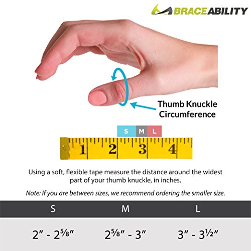 BraceAbility Hard Plastic Thumb Splint | Arthritis Treatment Brac...