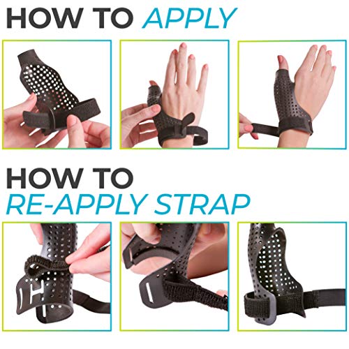 BraceAbility Hard Plastic Thumb Splint | Arthritis Treatment Brac...