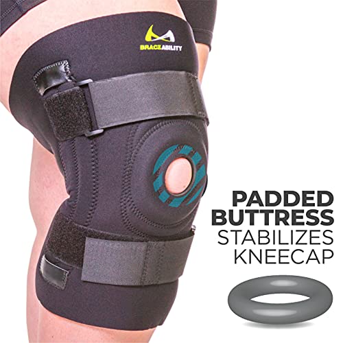 BraceAbility Knee Brace for Large Legs and Bigger People with Wid...