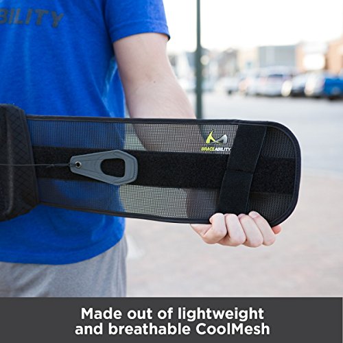 BraceAbility Lower Back & Spine Pain Brace | Adjustable Corset Su...