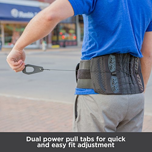 BraceAbility Lower Back & Spine Pain Brace | Adjustable Corset Su...