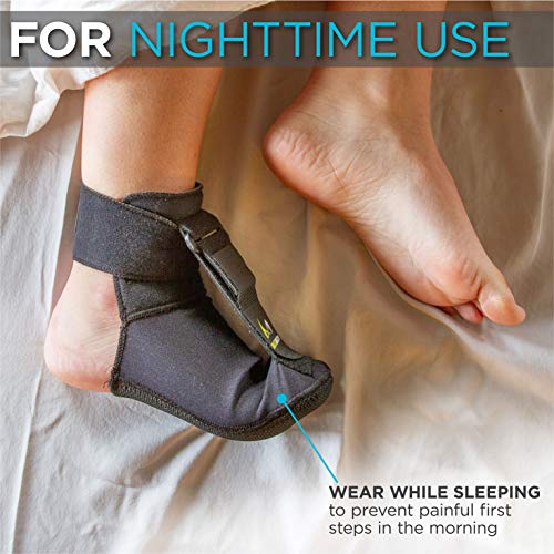 BraceAbility Plantar Fasciitis Night Sock | Soft Stretching Boot ...