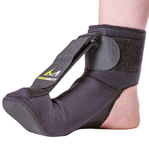 BraceAbility Plantar Fasciitis Night Sock | Soft Stretching Boot ...