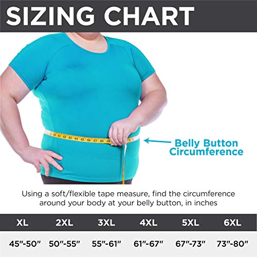 BraceAbility Plus Size 4XL Bariatric Back Brace - XXXXL Big and T...