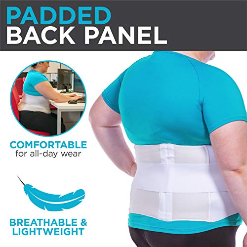 BraceAbility Plus Size 4XL Bariatric Back Brace - XXXXL Big and T...