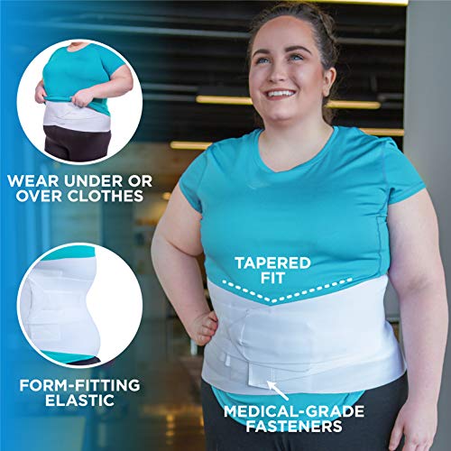 BraceAbility Plus Size 4XL Bariatric Back Brace - XXXXL Big and T...