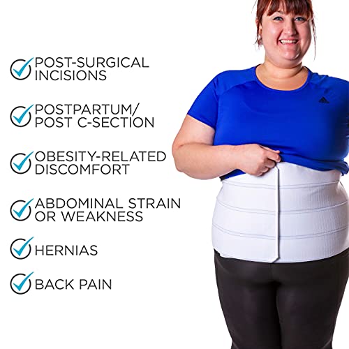 BraceAbility Plus Size Bariatric Abdominal Stomach Binder - XXXL ...
