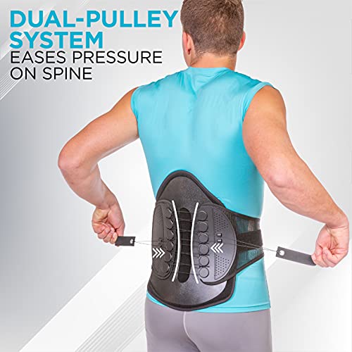 BraceAbility Plus Size Lumbar Decompression Support Belt - XXL Di...
