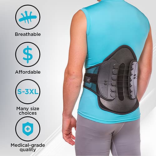 BraceAbility Plus Size Lumbar Decompression Support Belt - XXL Di...