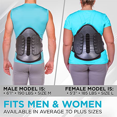 BraceAbility Plus Size Lumbar Decompression Support Belt - XXL Di...