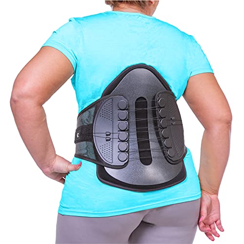 BraceAbility Plus Size Lumbar Decompression Support Belt - XXL Di...