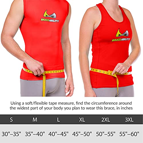 BraceAbility Plus Size Spine Sport Lower Back Brace - XXXL Workin...