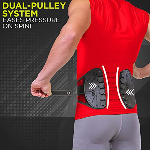 BraceAbility Plus Size Spine Sport Lower Back Brace - XXXL Workin...