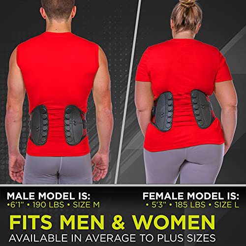 BraceAbility Plus Size Spine Sport Lower Back Brace - XXXL Workin...
