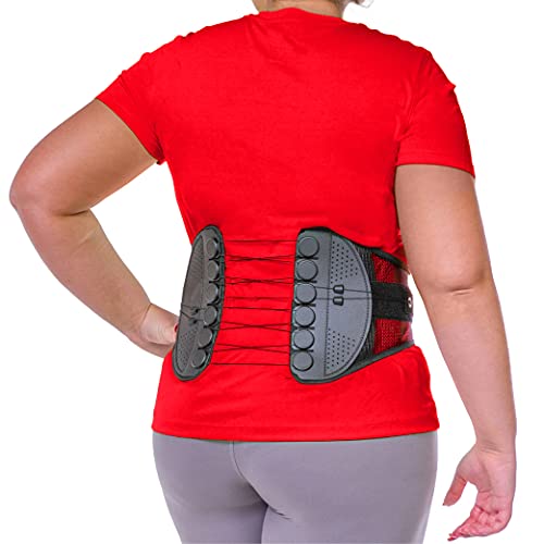 BraceAbility Plus Size Spine Sport Lower Back Brace - XXXL Workin...