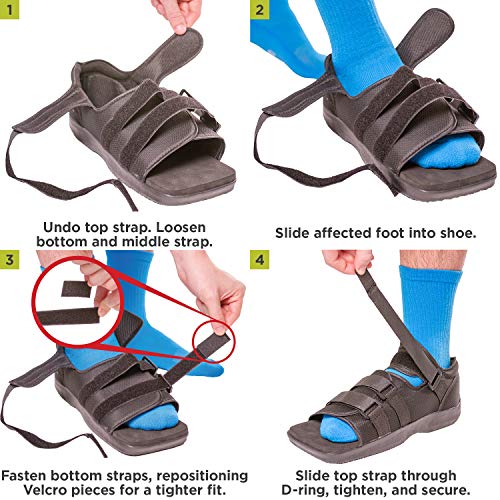 BraceAbility Post-op Shoe for Broken Foot or Toes | Medical / Sur...
