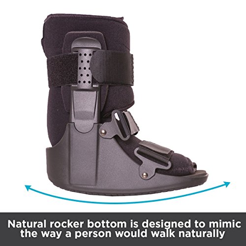 BraceAbility Short Broken Toe Boot | Walker for Fracture Recovery...