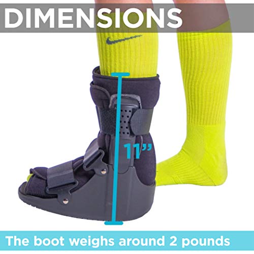 BraceAbility Short Broken Toe Boot | Walker for Fracture Recovery...