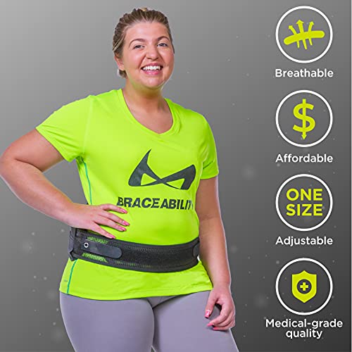 BraceAbility SI Joint Belt - Sacroiliac Compression Back Brace fo...
