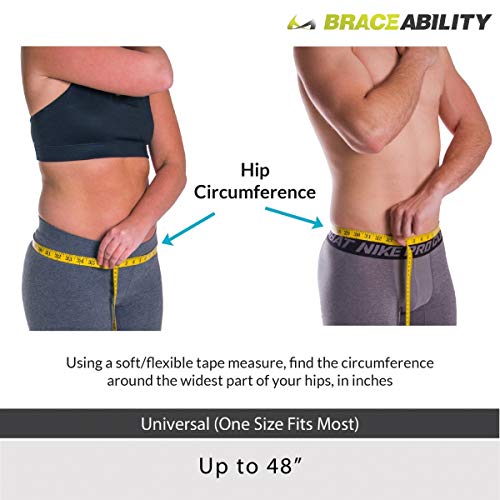 BraceAbility Trochanter Belt | Hip Support Pelvic Brace for Lumba...