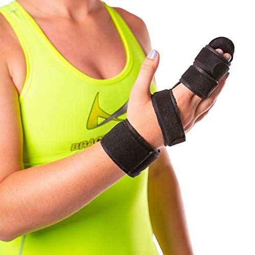 BraceAbility Two Finger Immobilizer - Hand and Buddy Splint Cast ...