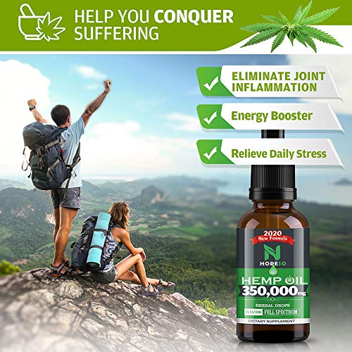 2 Pack Hemp Oil 350,000mg