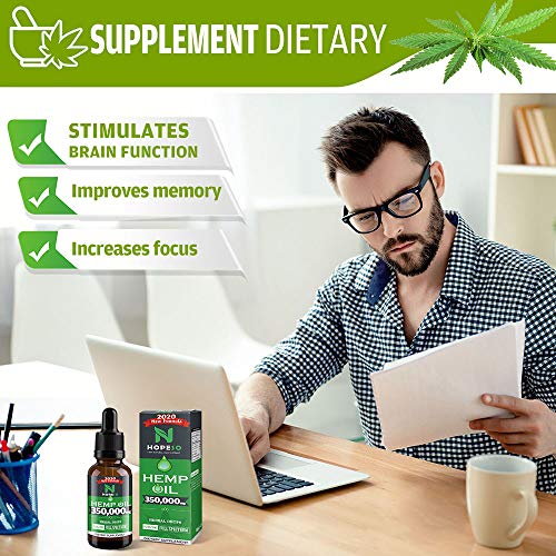 2 Pack Hemp Oil 350,000mg
